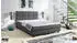 Küchenpreis-Bombe Glenn 2 Boxspringbett mit Topper 140x200cm, Grau