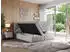 MKS Meble NEOMI Boxspringbett 140x200 mit Topper, Bettkasten, Hellgrau Velvet (NEOMI)