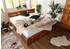 Massivmoebel24 Oxford Doppelbett Akazienholz honig lackiert 200x200cm (09-640-610-8014)