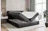 ALTDECOR Miltio Boxspringbett mit Matratze H3, Topper & Lattenrost, Kunstleder Schwarz, 180x200cm