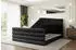 ALTDECOR Celestia-Z King Boxspringbett 180x200cm Samt Schwarz H3/H4 mit Bettkasten (CELESTIA-Z KING)