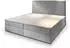 Masseno GIARRO Boxspringbett 160x200cm mit Bonell-Matratze, Topper & Bettkästen, Hellgrau (GIARRO 160X200 CM POSO 55 + PAROS 05)
