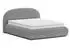 Beautysofa Motti Polsterbett mit Bettkasten, Bouclé, Dunkelgrau, 140x200cm