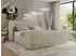 MKS Meble Emora Classic DUO Polsterbett 180x200cm Samt Beige (mit Lattenrost)