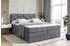 ALTDECOR Zafira-BZ King Boxspringbett 140x200cm H3/H4 Dunkelgrau Samt (800001227104)