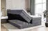 ALTDECOR Zafira-BZ King Boxspringbett 140x200cm H3/H4 Dunkelgrau Samt (800001227104)