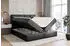 ALTDECOR Nova Boxspringbett 140x200cm H3 Matratze, Kunstleder Schwarz (800000504622)