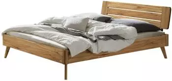 Hasena Rubiera Massivholzbett Wildbuche natur 140x200cm (Rubiera 20)