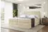 ALTDECOR Serene King Boxspringbett 120x200cm Samt Beige H3/H4 (800001227202)