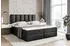 ALTDECOR BOXI1 Boxspringbett 160x200cm Kunstleder Schwarz H3 Matratze (800000646294)