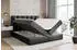ALTDECOR BOXI1 Boxspringbett 160x200cm Kunstleder Schwarz H3 Matratze (800000646294)