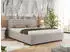 MKS Meble Pavo Classic Polsterbett mit Bettkasten & Lattenrost, 180x200cm, Hellgrau (Pavo Classic)