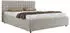 MKS Meble Pavo Classic Polsterbett mit Bettkasten & Lattenrost, 180x200cm, Hellgrau (Pavo Classic)