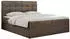 MKS Meble ERNI Boxspringbett 120x200 mit Bettkasten, Multipocket-Matratze H3, Topper