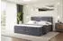 ALTDECOR Celestia Boxspringbett mit Matratze H3, Topper & Lattenrost, Dunkelgrau Samt, 160x200cm