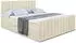 ALTDECOR EDITA-Z Boxspringbett mit Fußteil, Beige, 140x200cm (EDITA-Z)
