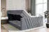 ALTDECOR Ernina-Z King Boxspringbett 180x200cm Samt Grau H3/H4 Matratzen (ERNINA-Z KING)