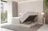 ALTDECOR Tolo King Boxspringbett 200x200 Cord, Creme, H3+H4 Matratzen, Lattenrost