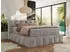 MKS Meble Nira King Boxspringbett 140x200cm mit Bettkasten & Topper, Hellgrau Plüsch, H3