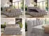 MKS Meble Nira King Boxspringbett 140x200cm mit Bettkasten & Topper, Hellgrau Plüsch, H3