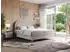 MKS Meble EIRA Boxspringbett 180x200cm Beige mit Bettkästen, Metallbeine (H3)