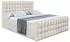 ALTDECOR VIONE-Z Boxspringbett mit Bettkasten, Beige/Ecru, 200x200cm
