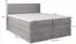 Masseno Lunera Boxspringbett 160x200cm mit Matratze, Topper & Bettkasten, Graphit (LUNERA 160X200 CM TILIA 90)