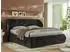 MKS Meble Caela Classic Polsterbett mit Bettkasten & Gasdruckfeder, 160x200cm, Dunkelgrau (CAELA CLASSIC)