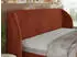 MKS Meble Caela Classic Polsterbett mit Bettkasten & Lattenrost, Orange Plüsch, 160x200cm