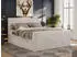 MKS Meble Tiliano Duo Boxspringbett 200x200cm Cord, zwei Bettkästen, Topper T25