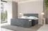 ALTDECOR TOLO-Z Boxspringbett 160x200 Cord Dunkelgrau mit Bonell-Federkernmatratze H3, Topper, Bettkästen