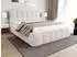 Beautysofa CLEO Polsterbett mit Bettkasten, 180x200cm, Beige (Prime 02)