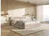 Selsey Alegre Polsterbett mit Bettkasten und Lattenrost, Samt, Beige, 140x200cm