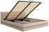 Selsey Alegre Polsterbett mit Bettkasten und Lattenrost, Samt, Beige, 140x200cm