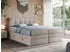 MKS Meble Alvin King Boxspringbett mit Bettkasten und Topper 180x200cm Beige H4