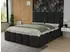 Sofnet Aura Polsterbett mit Bettkasten, Lattenrost, Bouclé, 140x200cm (Coral 60)