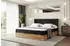 ALTDECOR LOLLI4 Boxspringbett mit H4-Matratze, Kopfteil & Bettkasten, 160x200cm, Schwarz Samt