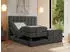MKS Meble Comforto Boxspringbett 200x200 elektrisch verstellbar, 7-Zonen Taschenfederkern, Dunkelgrau (Comforto)