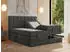 MKS Meble Comforto Boxspringbett 200x200 elektrisch verstellbar, 7-Zonen Taschenfederkern, Dunkelgrau (Comforto)