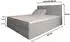 Masseno Astor Boxspringbett 180x200cm mit Matratze, Topper & Bettkasten, Blau (LINCOLN 77)