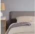 Idimex Anisa Kopfteil gepolstert 90cm Grau Melange Textil (Anisa)