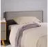 Idimex Anisa Kopfteil gepolstert 90cm Grau Melange Textil (Anisa)