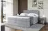 ALTDECOR Velanto-BZ King Boxspringbett mit Matratze, Topper & Bettkasten, 200x200cm, Grau (VELANTO-BZ KING)