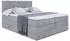 ALTDECOR Velanto-BZ King Boxspringbett mit Matratze, Topper & Bettkasten, 200x200cm, Grau (VELANTO-BZ KING)
