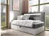 Mirjan24 Boxspringbett Gold Junior 2 90x200cm mit Bettkasten, Beleuchtung, Bonellfederkern H3 (Soft 017 + Fresh 14)