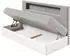 Mirjan24 Boxspringbett Gold Junior 2 90x200cm mit Bettkasten, Beleuchtung, Bonellfederkern H3 (Soft 017 + Fresh 14)