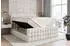 ALTDECOR VIONE-Z Boxspringbett mit Bettkasten, Samt, Beige, 200x200cm, H4 (VIONE-Z)