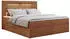 MKS Meble Gold-5 Boxspringbett 200x200cm LED Kopfteil Orange Struktur H4 (GOLD5)