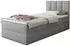Sofnet Star Mini Boxspringbett mit Bettkasten, Bonell-Matratze & Topper, 90x200cm