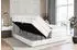 ALTDECOR Cator King Boxspringbett 140x200cm Kunstleder Weiß H3/H4 (800001356859)